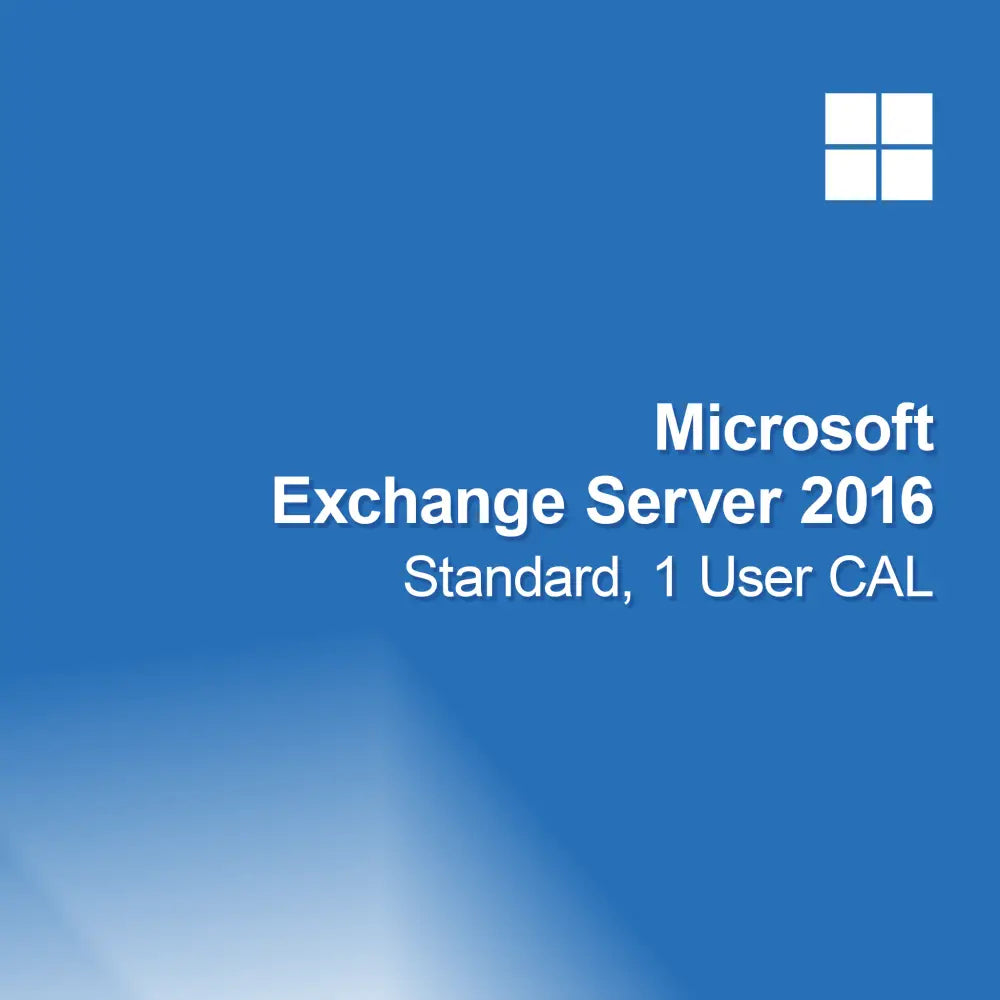 Microsoft Exchange Server 2016 Standard, 1 CAL de usuario