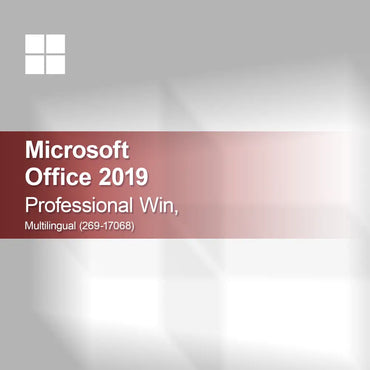 Microsoft Office 2019 Professional Win, Multilingüe (269-17068)