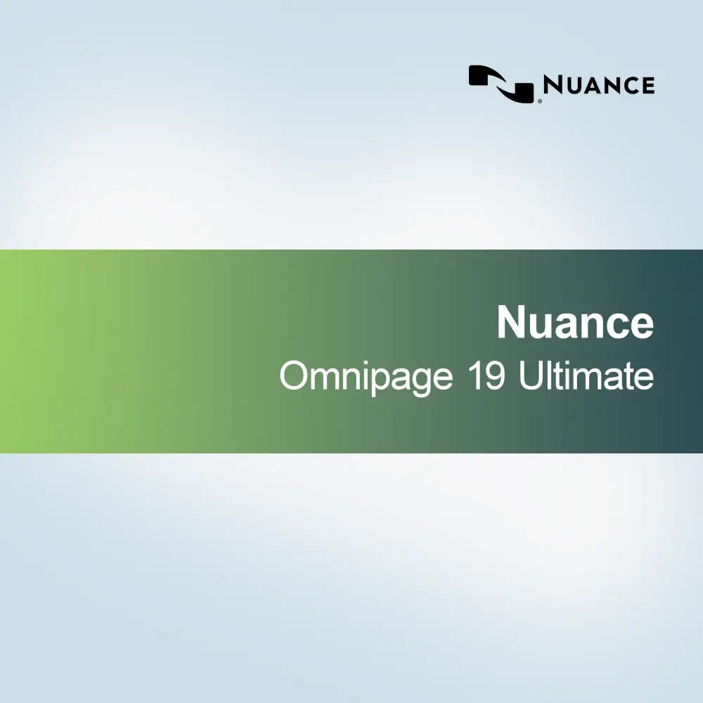 Nuance Omnipage 19 Ultimate