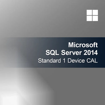Microsoft SQL Server 2014 Standard 1 Device CAL