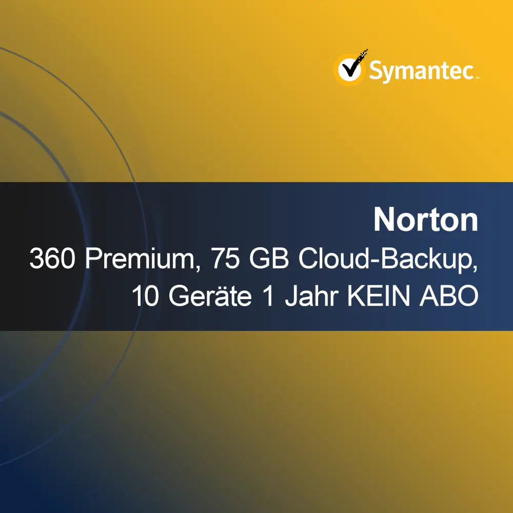 Norton 360 Premium, 75 GB de copia de seguridad en la nube, 10 dispositivos 1 año SIN SUSCRIPCIÓN