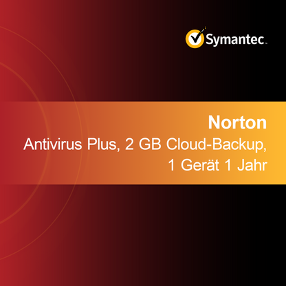 Norton Antivirus Plus 2 GB Cloud-Backup 1 Gerät 1 Jahr
